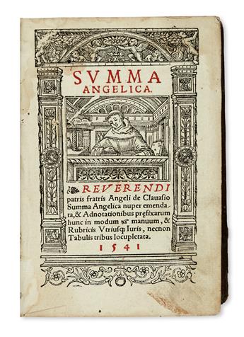 ANGELUS DE CLAVASIO. Summa Angelica.  1541
